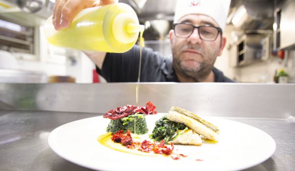 Branzino scottato